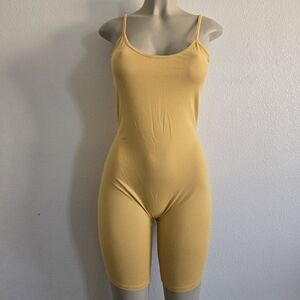 Yellow Sleeveless Jumpsuit